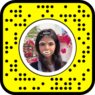 Snapcode for Actor Expression Coach — scan in the Snapchat camera to open the lens.